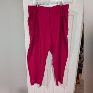 Old Navy Berry Fine Extra High-Rise Taylor Trouser in Size 3X